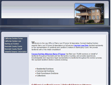 Tablet Screenshot of eviction-attorney-unlawful-detainer-lawyer.com